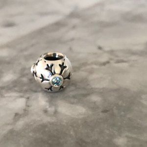 Pandora Blue Snowflake Charm - Retired